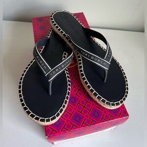 Tory Burch Ribbon Thong Espadrille